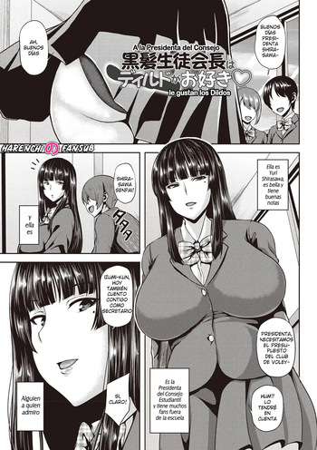 Kurokami Seitokaichou ha Dirudo ga wo Suki♥ | A la presidenta del consejo le gustan los dildos♥ cover