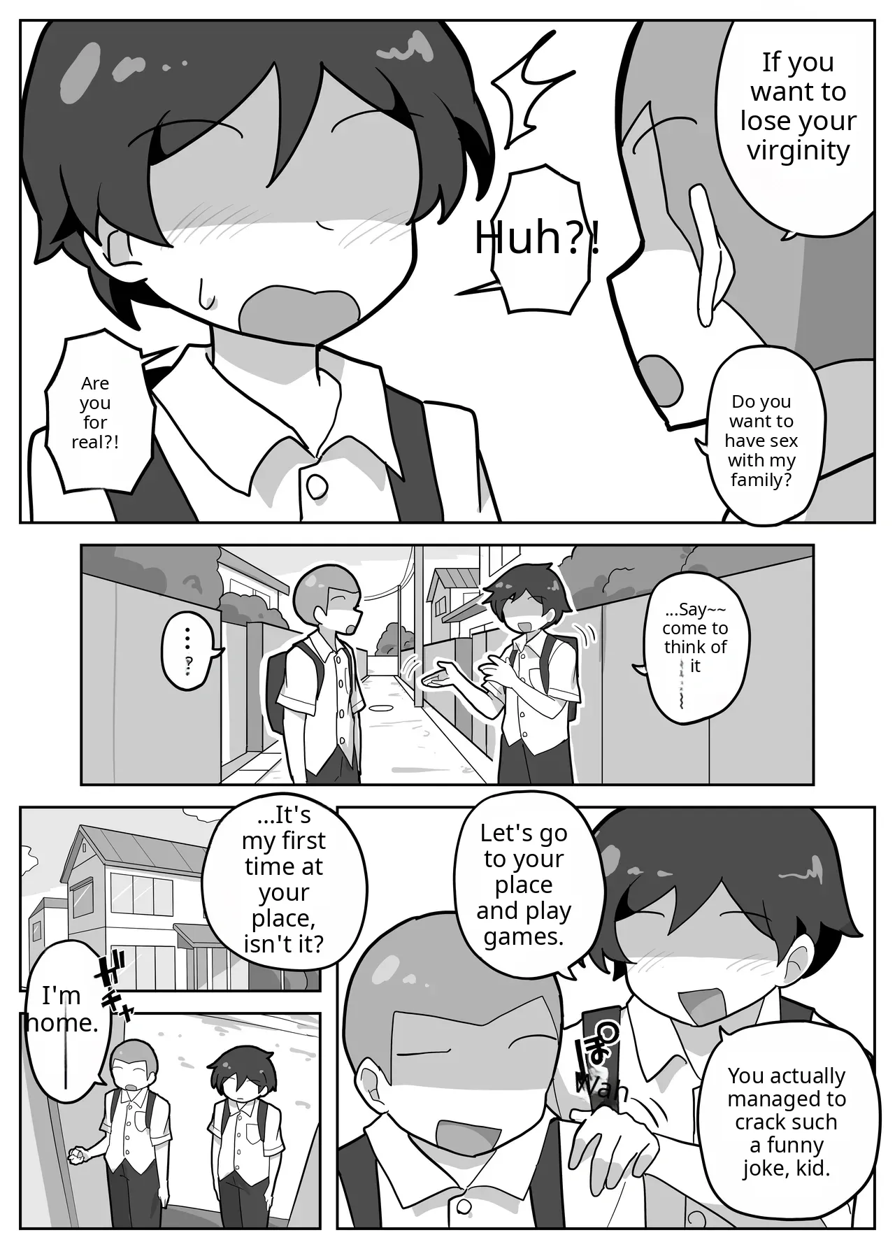 A story about joining in on a friend's family sex. page 3 full