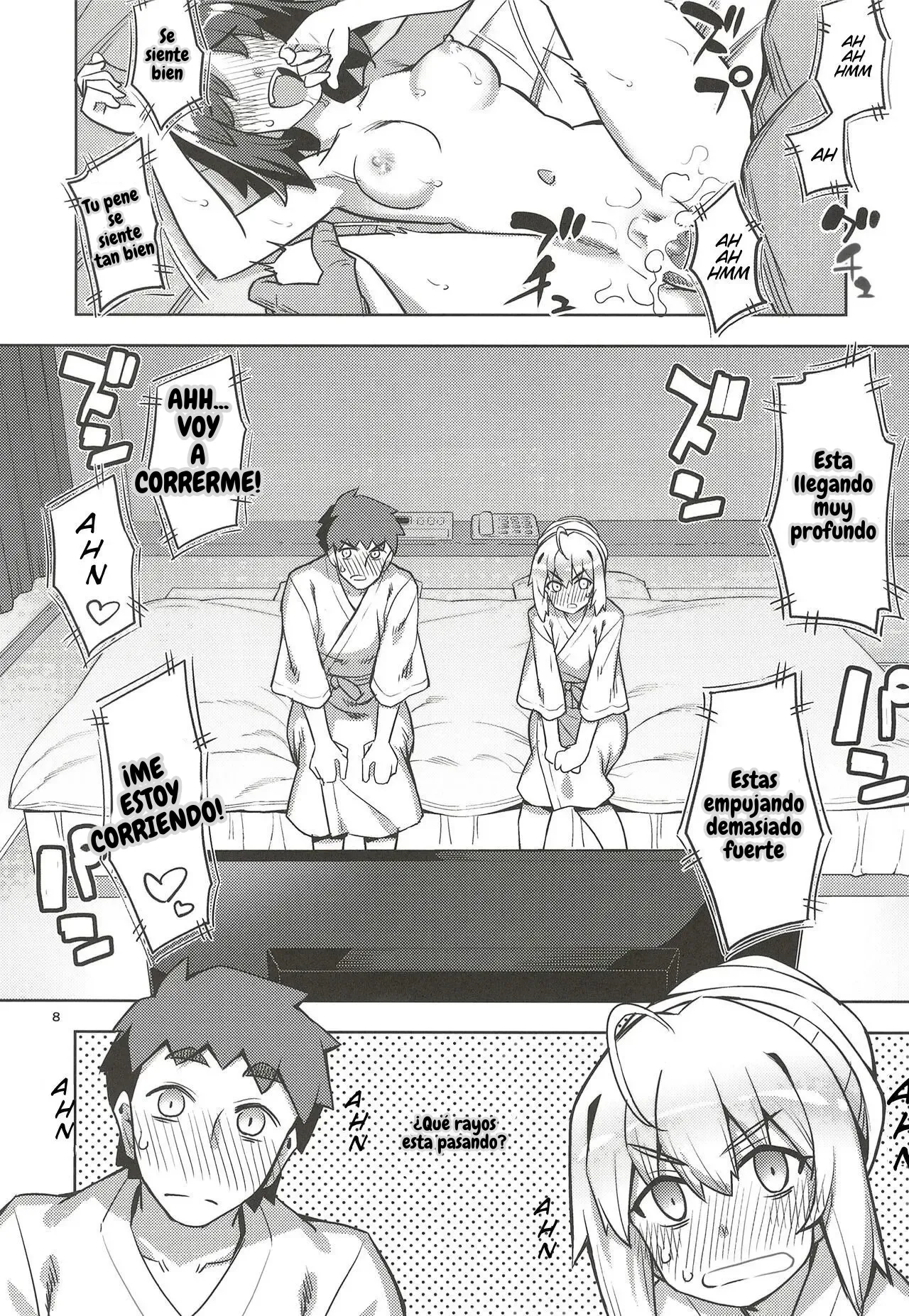 RE32 Shirou and Saber do lewd things at a hotel page 8 full
