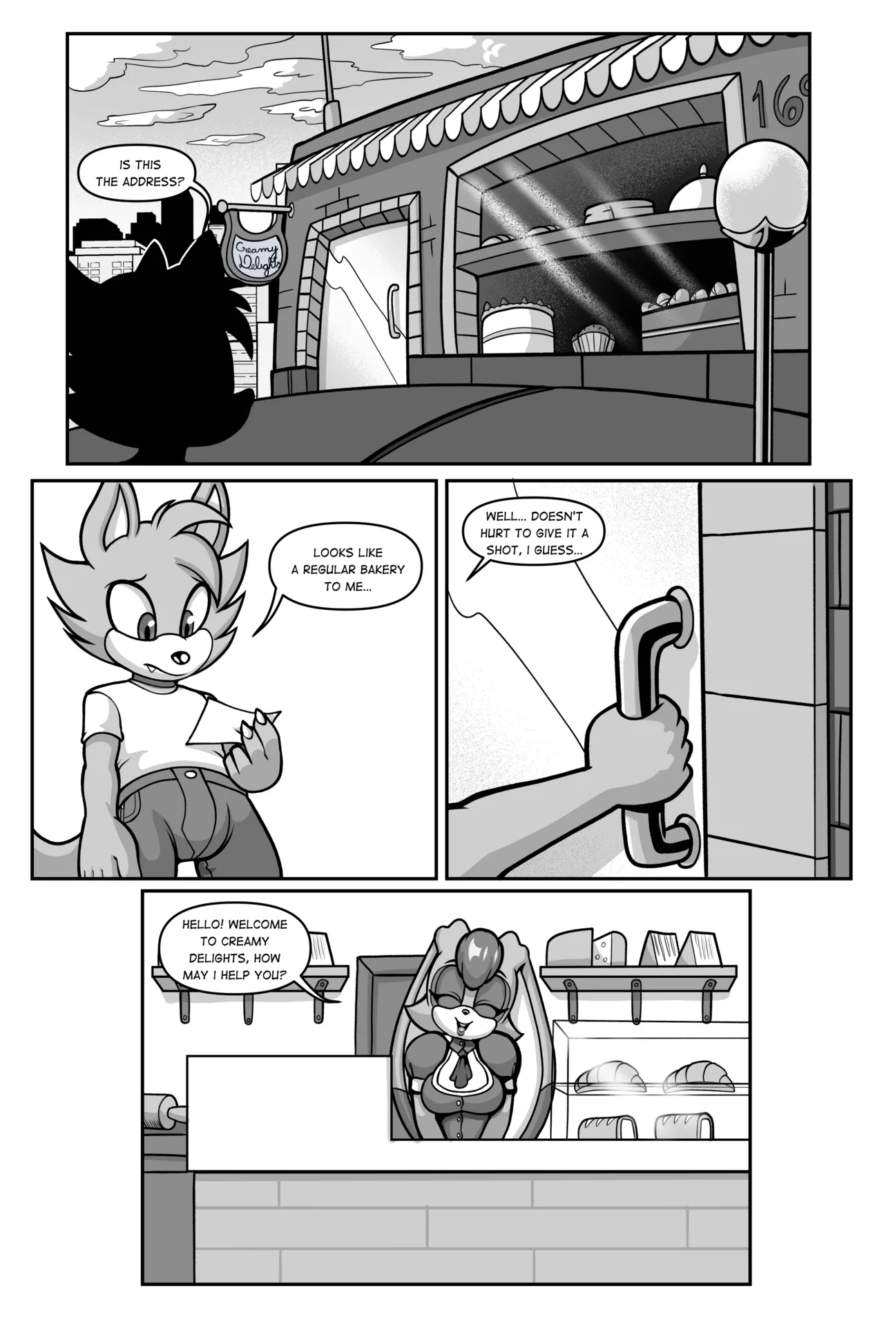 Vanilla's Night Job page 2 full