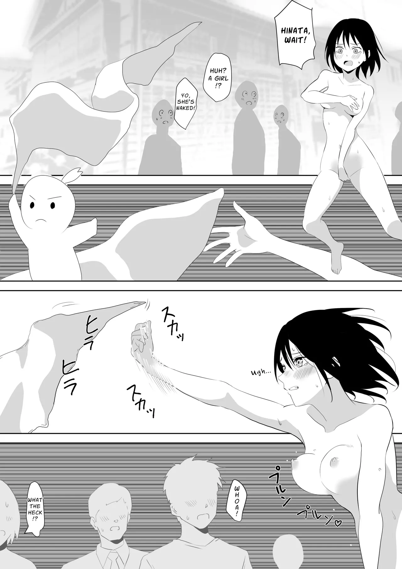 Onsen-chi wo Zenra de Hashirimawatta Hanashi | Running Around A Hotspring Town Naked page 6 full