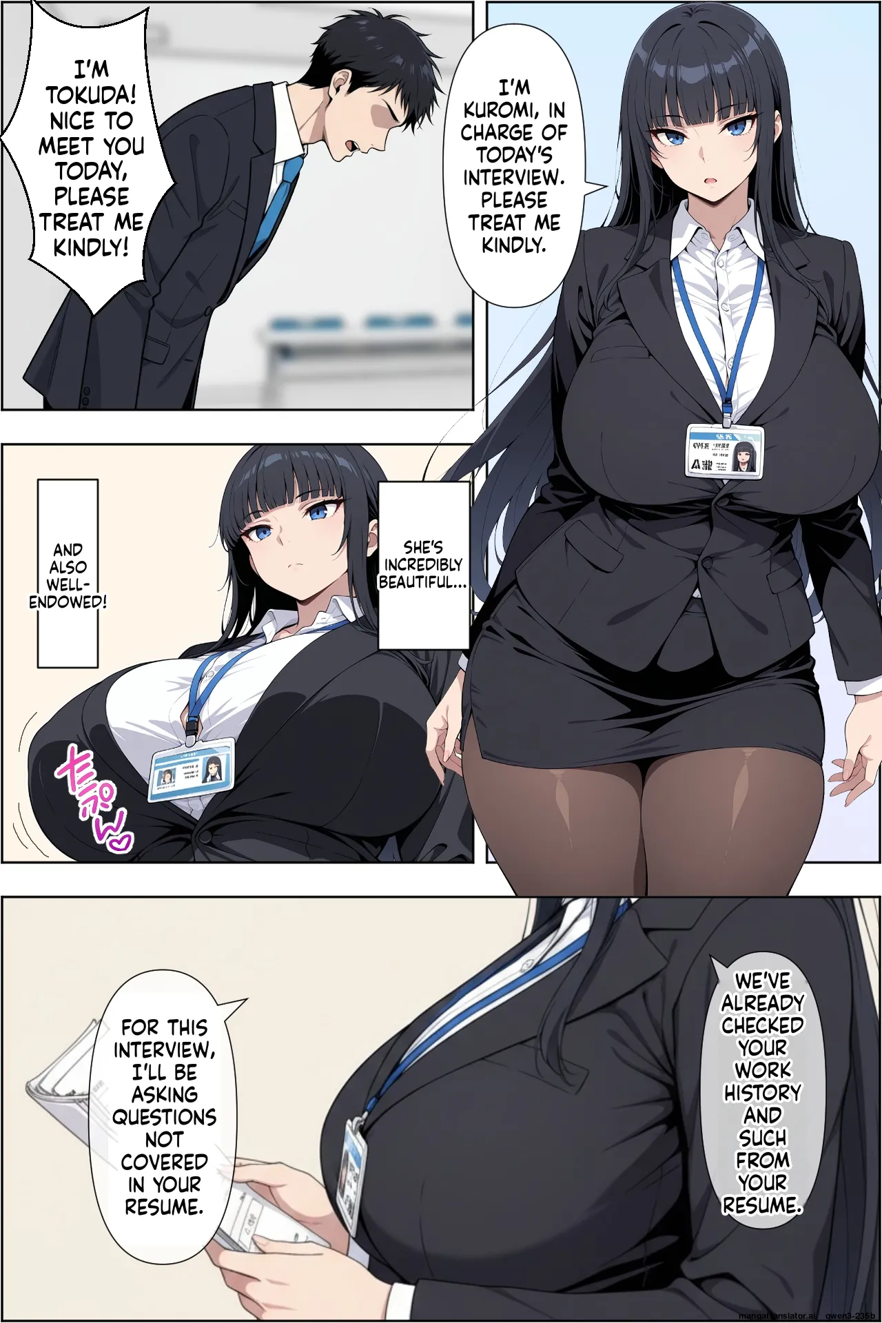 Tenshoku shitara bakunyuu gyaru shachou no seiyoku shori-gakari ni ninmei sareta kudan page 2 full