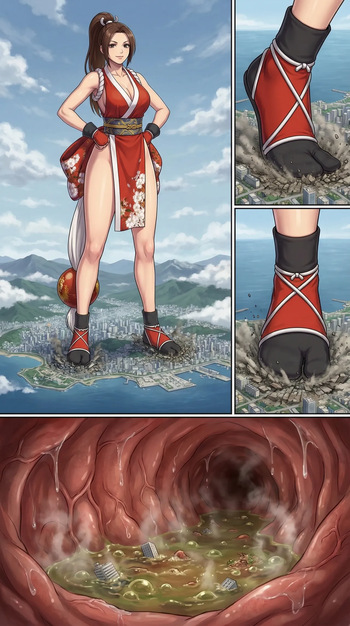 Giantess vore IA cover