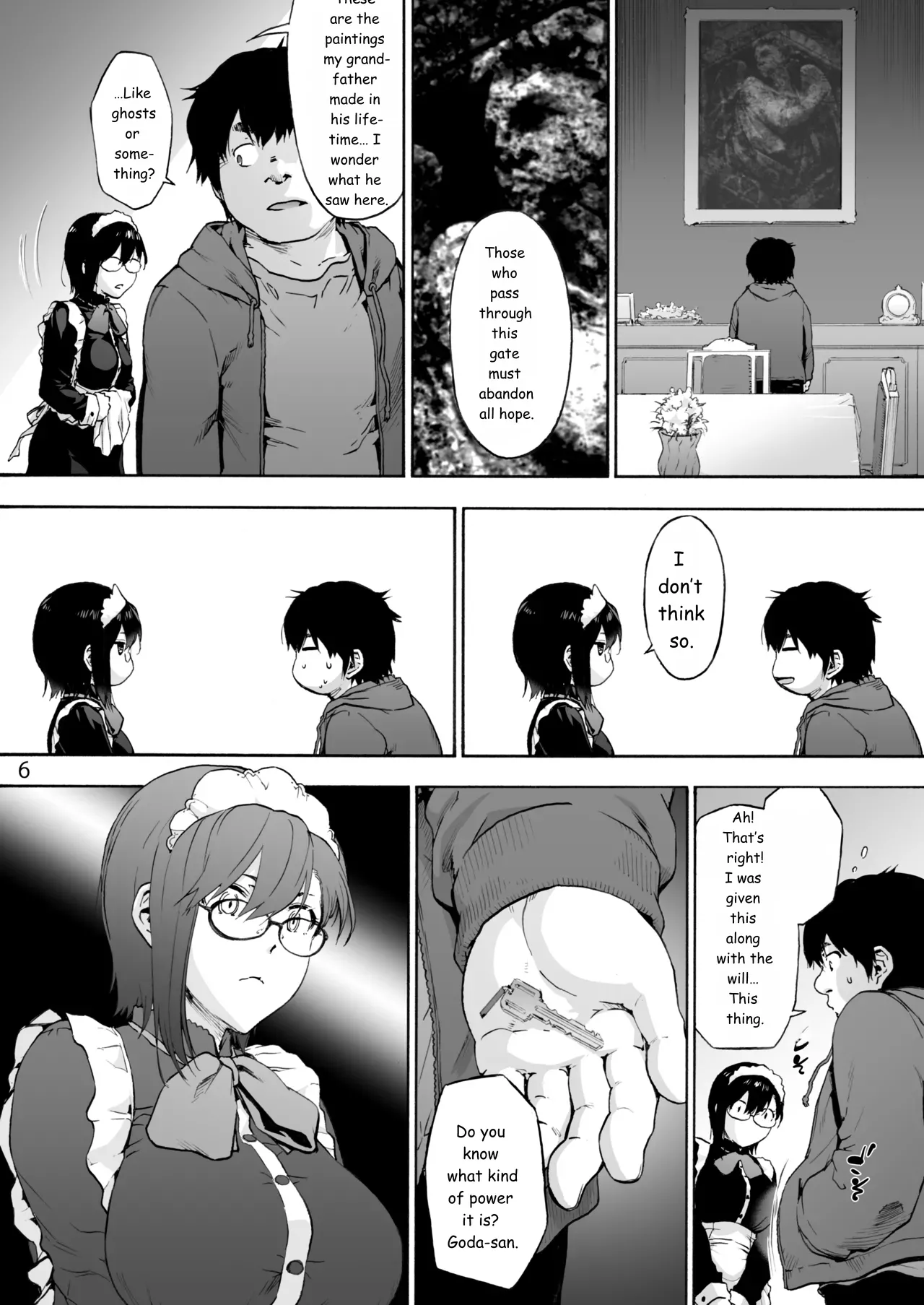 Sousou meikan Futanari Maidsan wa Seiyoku ga Tsuyoi page 8 full
