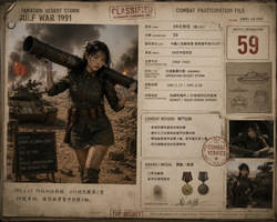 Reversed Front-Inspired Fan Art — Captured Type 59 Tank Under U.S. Military
