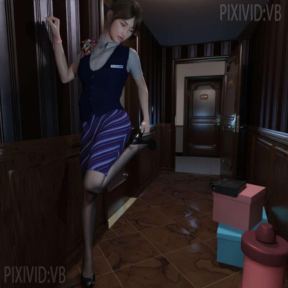 Flight Attendant Stalking page 4 full