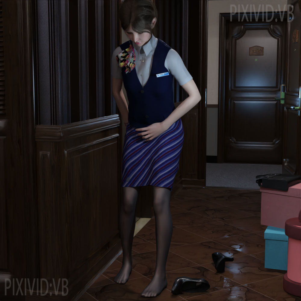 Flight Attendant Stalking page 9 full