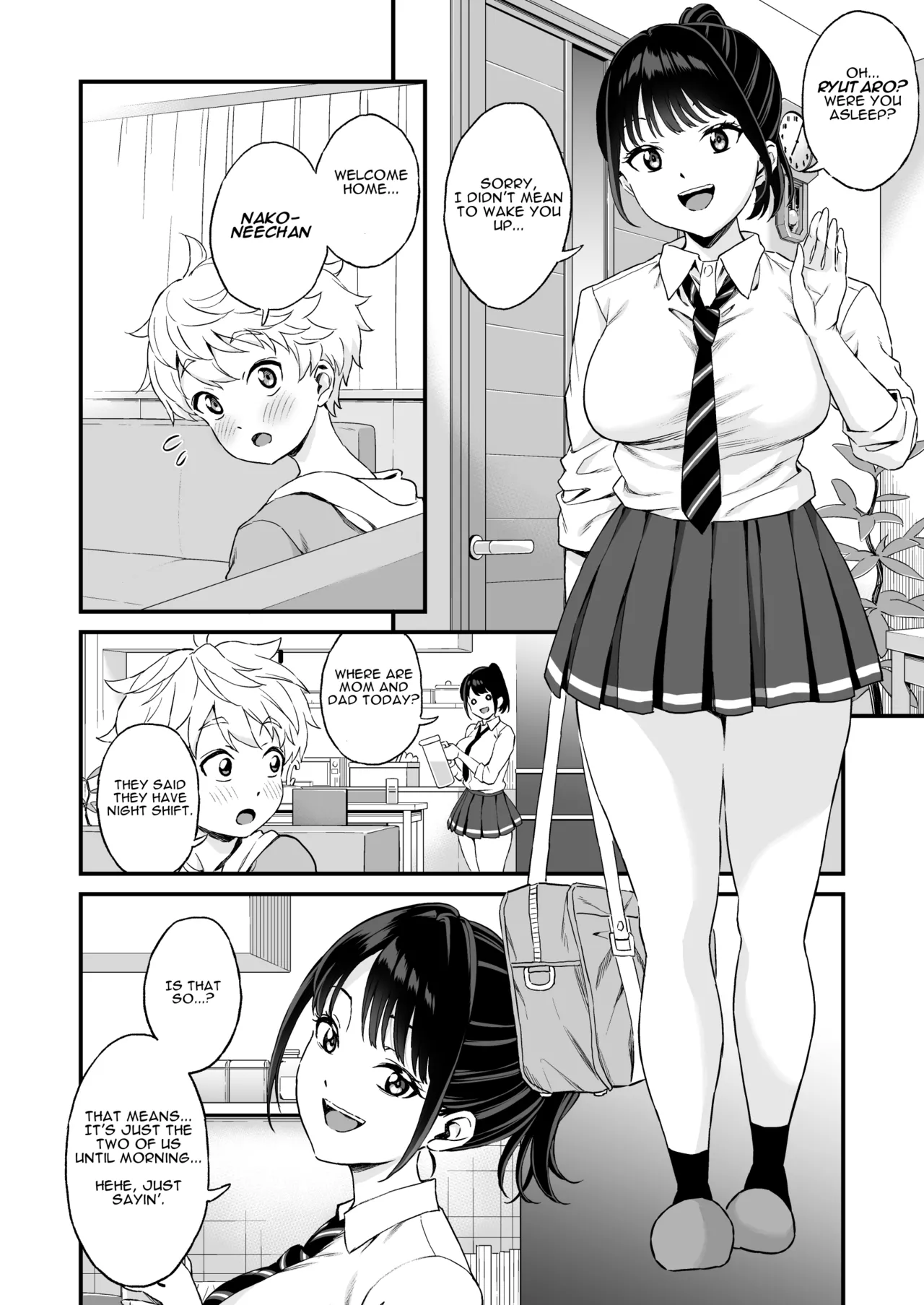 Giri no Onee-san to sex suru hanashi page 3 full