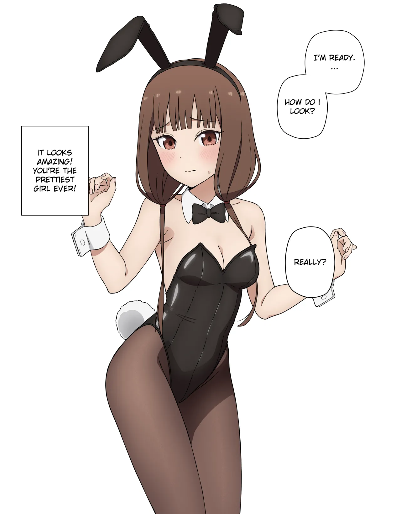 Iino Miko Bunny Girl Photoshoot page 1 full