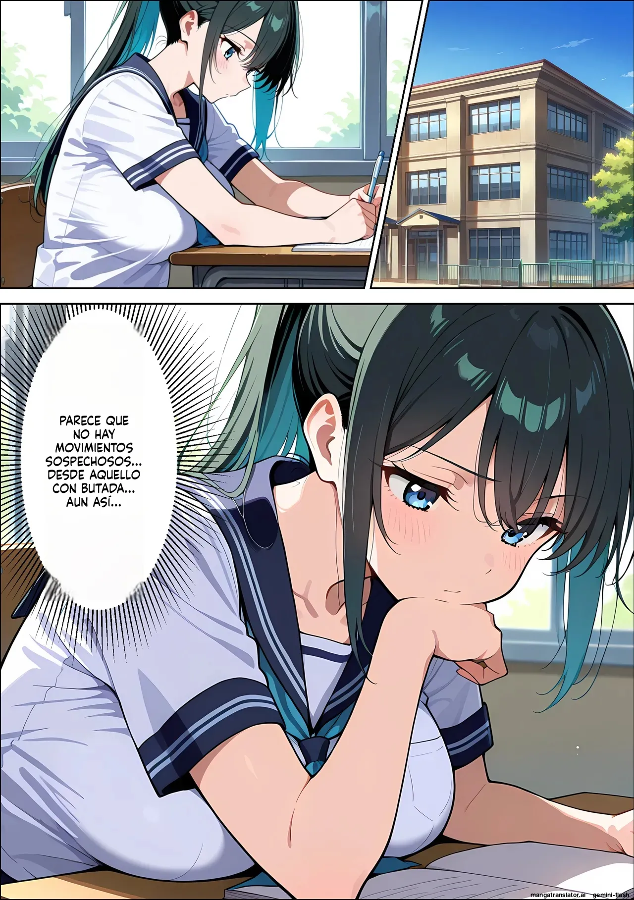 The story of a pure student council president whose common sense is altered by her hated pig teacher 2 page 4 full