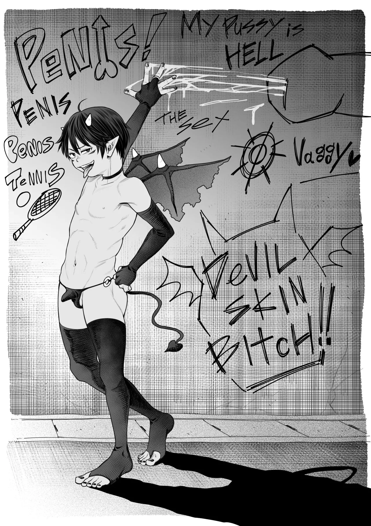 Devil Skin Bitch! -The Sperm Extraction Plan of a Horny Incubus Boy- page 2 full
