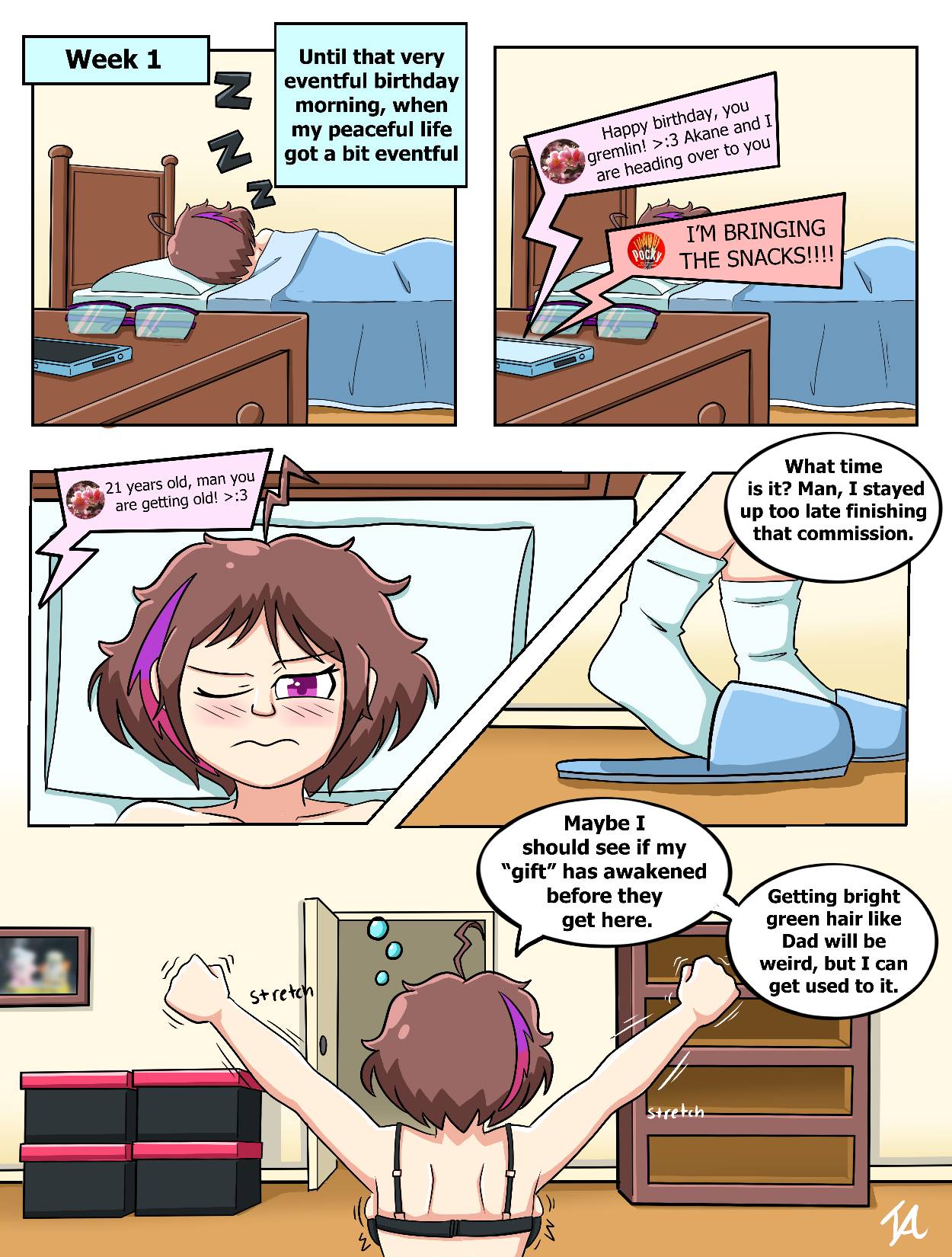 A growing artist + ocs comics page 3 full