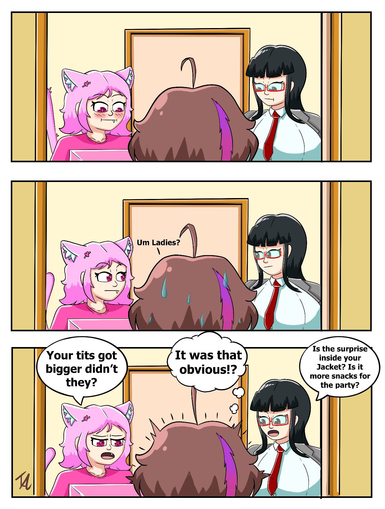 A growing artist + ocs comics page 9 full