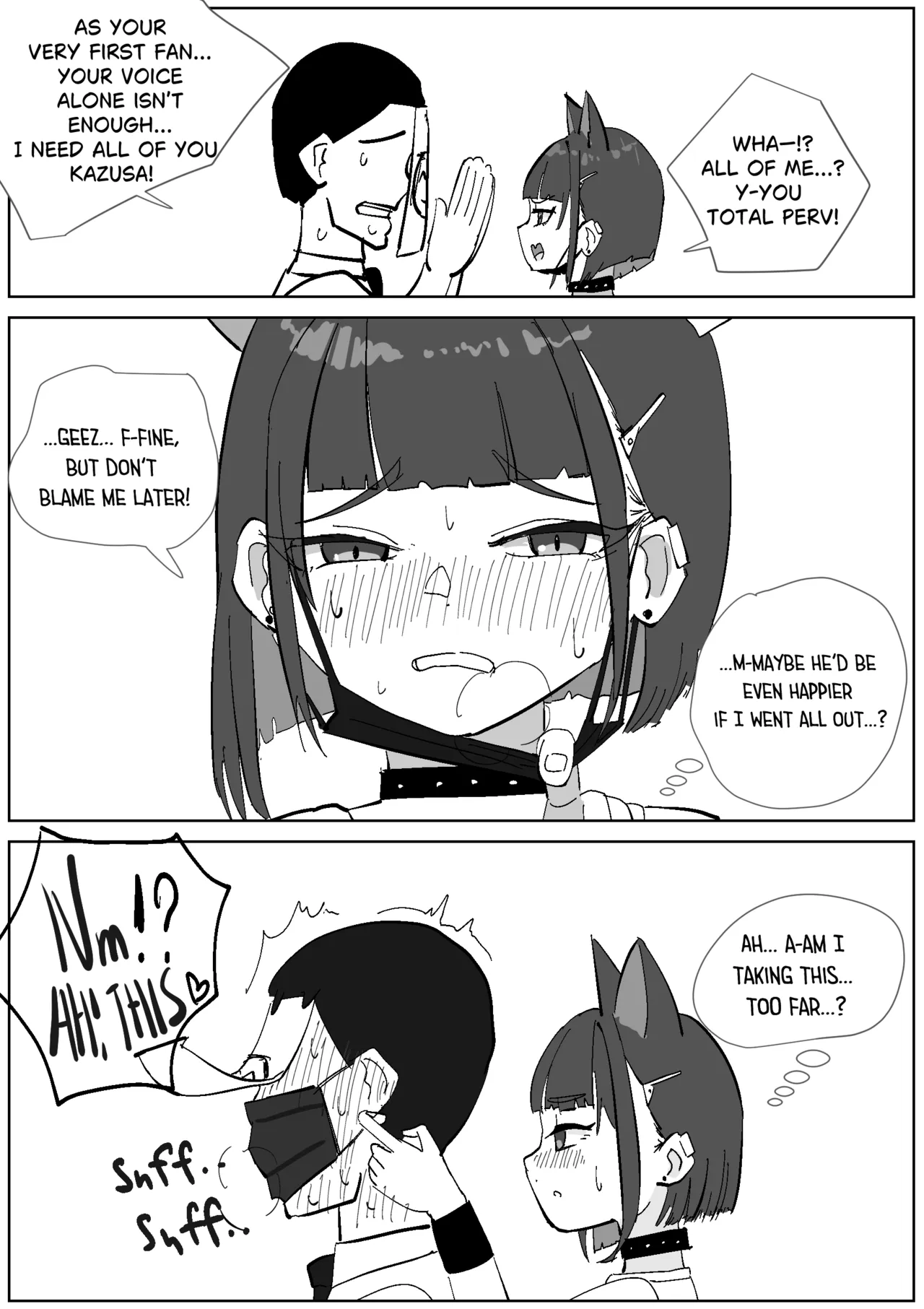 Kazusa’s Post-Practice Stinky Foot Tease page 2 full