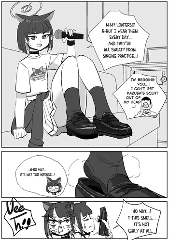 Kazusa’s Post-Practice Stinky Foot Tease cover
