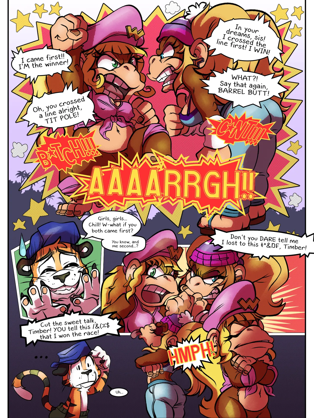 Donkey Kong Girls page 7 full