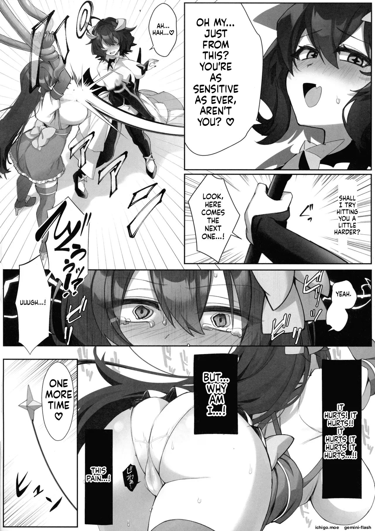 "Neruneru Nanami  — Magical Girl Masochistic Reversible Game: Whipping Arc" page 8 full