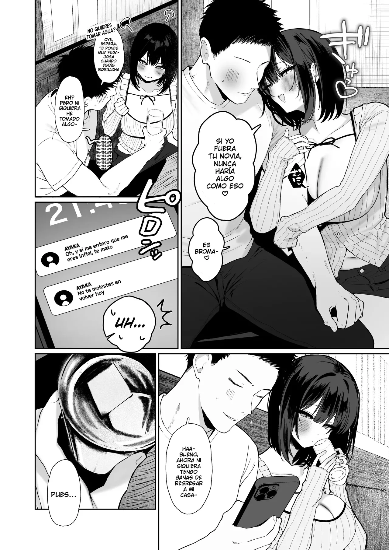 “Kareshi no Mawari ni Ite Hoshikunai Onna” ｜“No quiero que estés cerca de mi novio” Una historia de que cómo tengo sexo infiel y salvaje con su novio a escondidas page 5 full