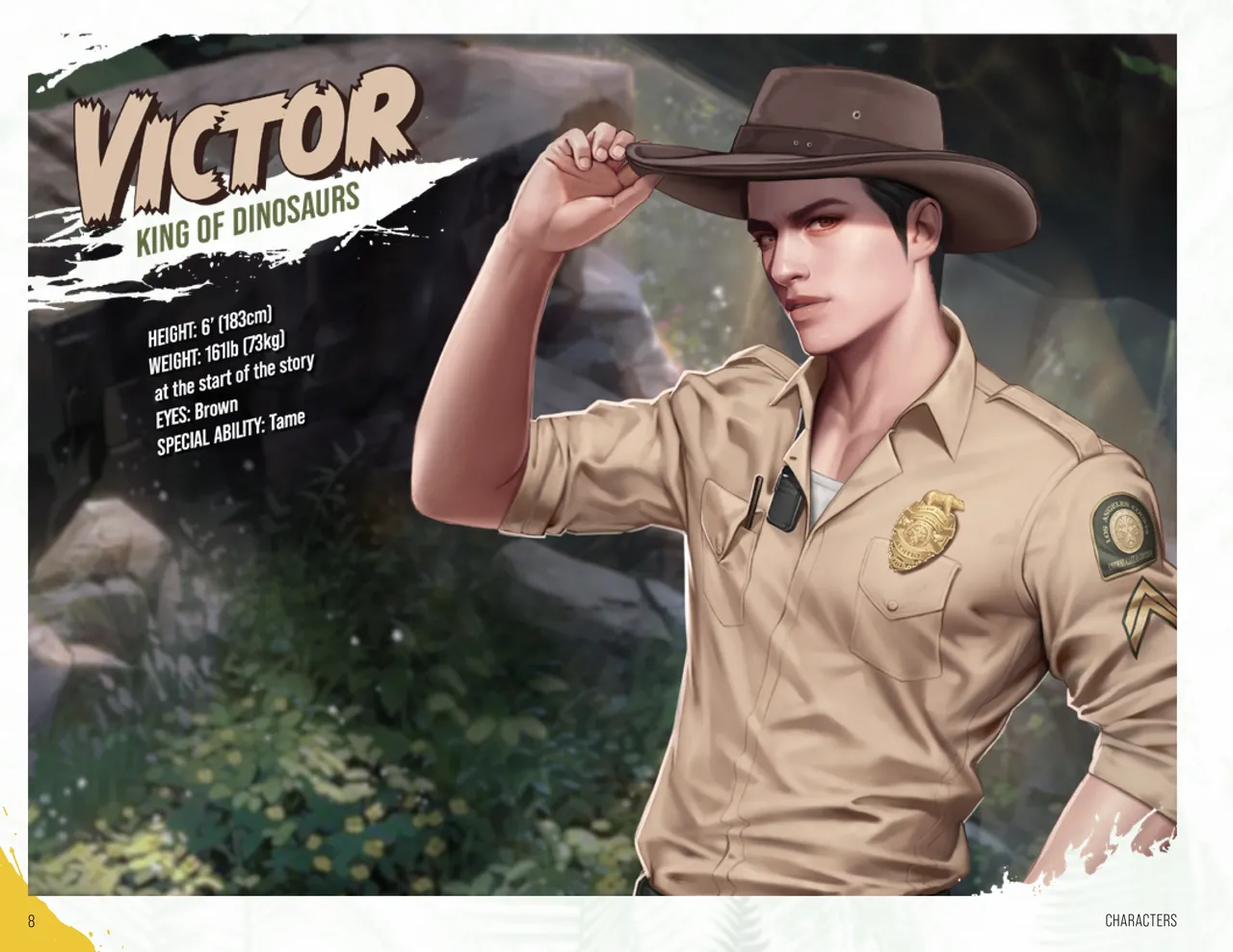 Tamer King of Dinosaurs Artbook page 4 full