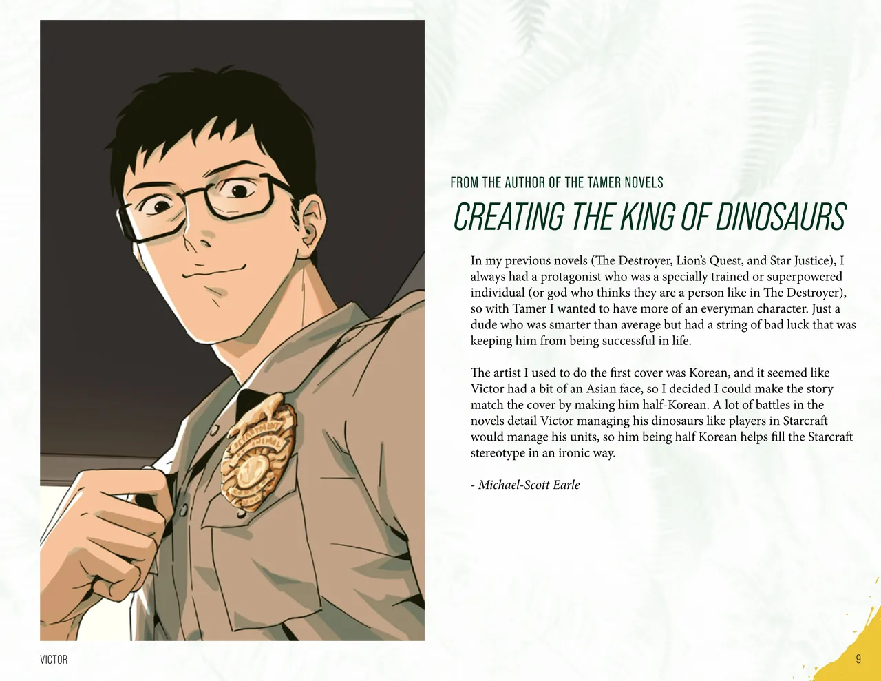 Tamer King of Dinosaurs Artbook page 5 full