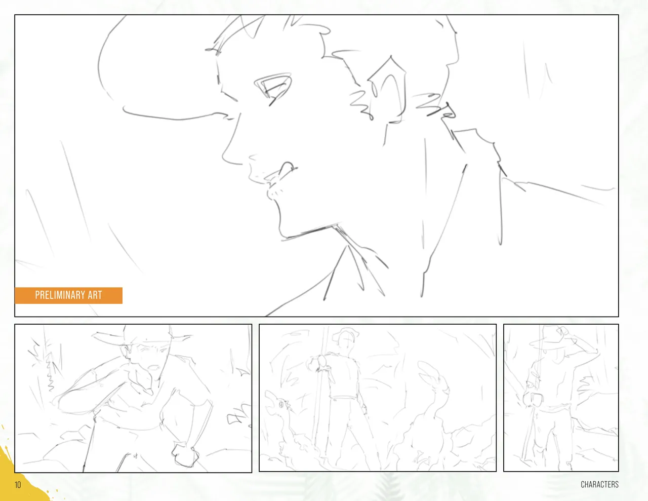 Tamer King of Dinosaurs Artbook page 6 full