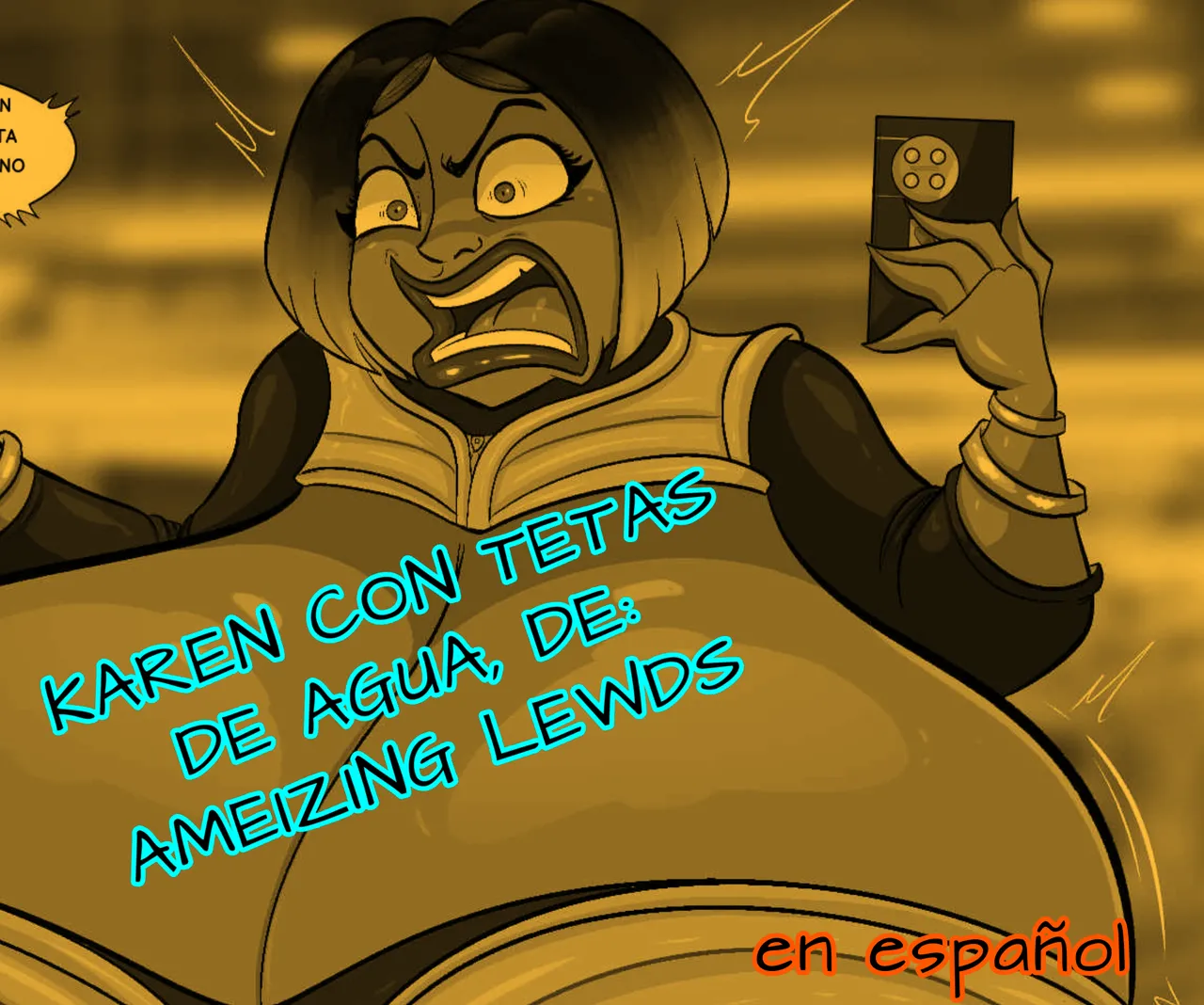 UNA KAREN CON TETAS DE AGUA page 1 full