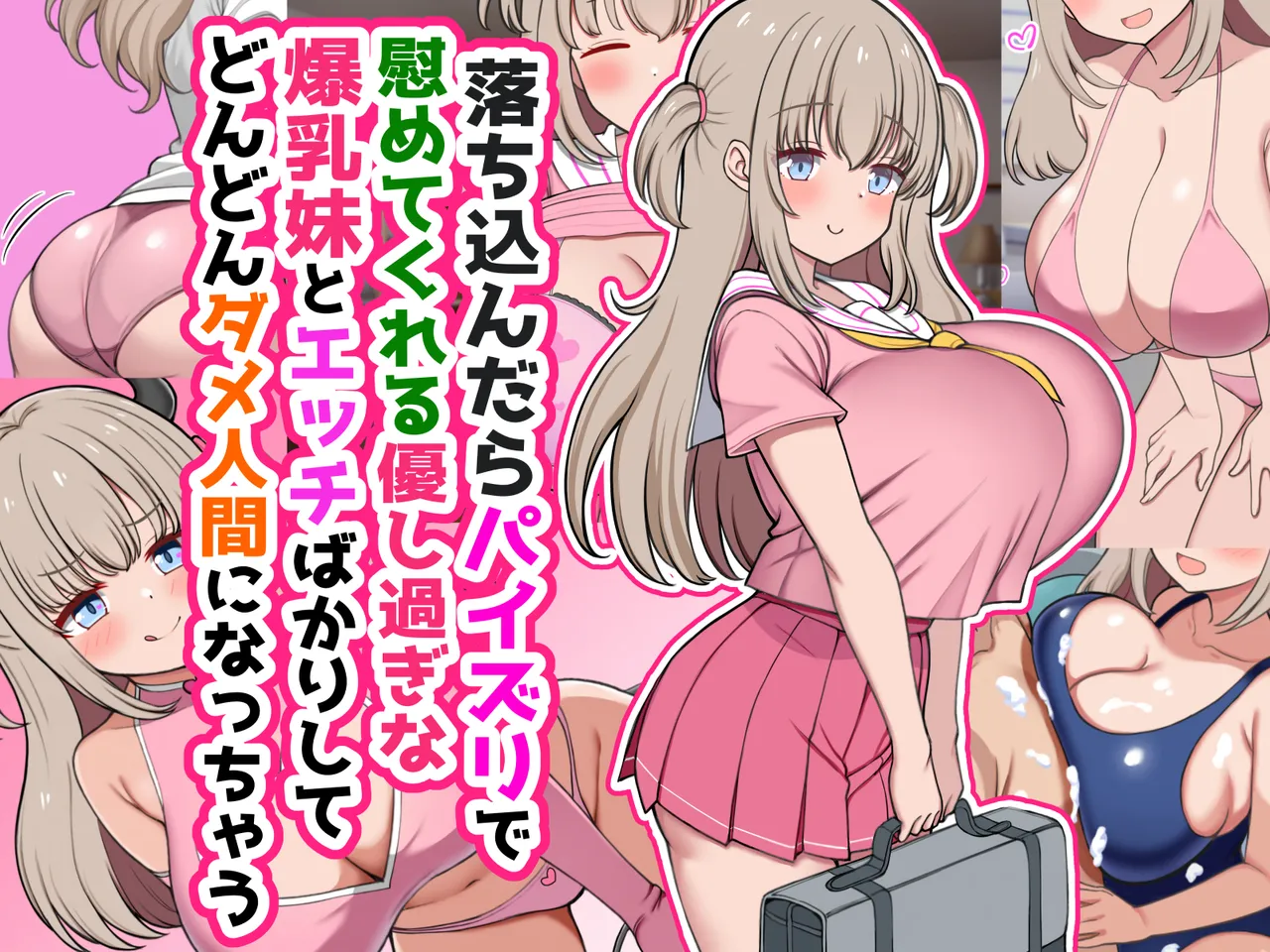 落ち込んだらパイズリで慰めてくれる優し過ぎな爆乳妹とエッチばかりしてどんどんダメ人間になっちゃう page 1 full