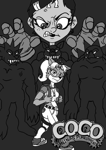 Coco Bandicoot in "Nina's Punishment" cover