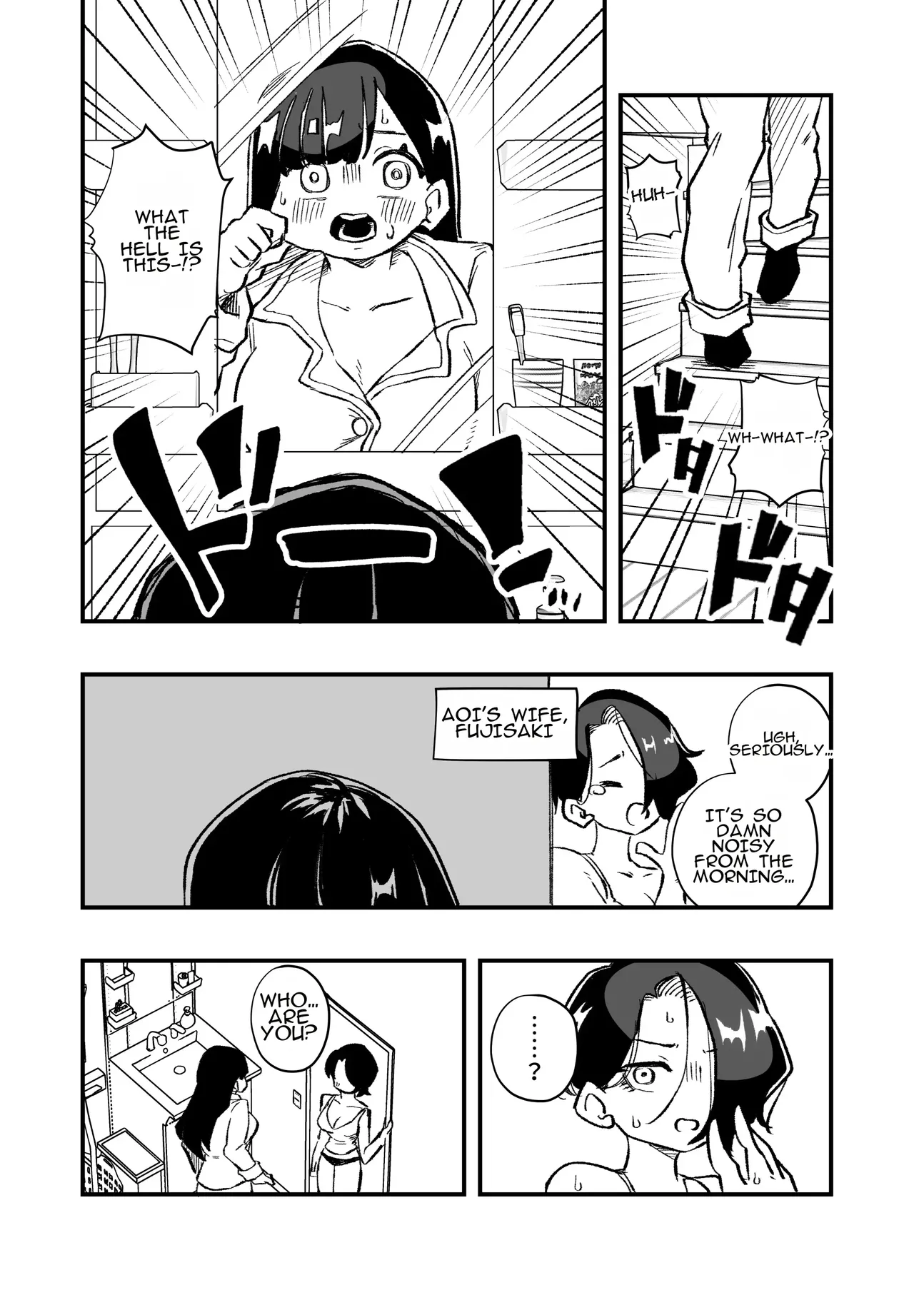 Nyotaika → Otto Shikkaku Uwaki Aite to no Dorei Musume e | Gender Swap → Disqualified as a Husband: Turned into a Slave Girl for His Wife's Lover page 4 full