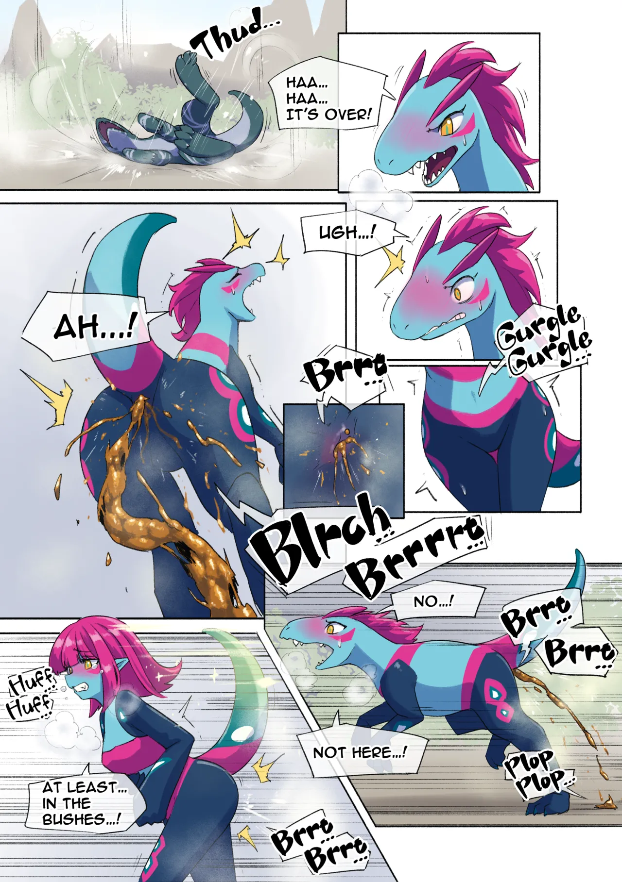 Dino Girl's Emergency Poop page 2 full