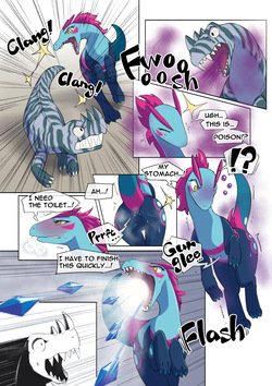 Dino Girl's Emergency Poop