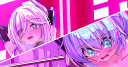 【Skeb絵】片方は超えないようにしなきゃいけない強制絶頂レース・差分