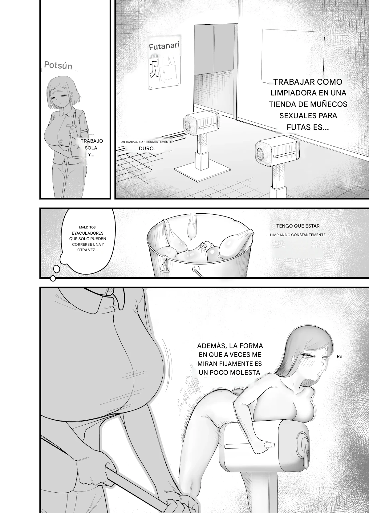 Futanari Gimesudaiten no Soujiin Beit Español page 3 full
