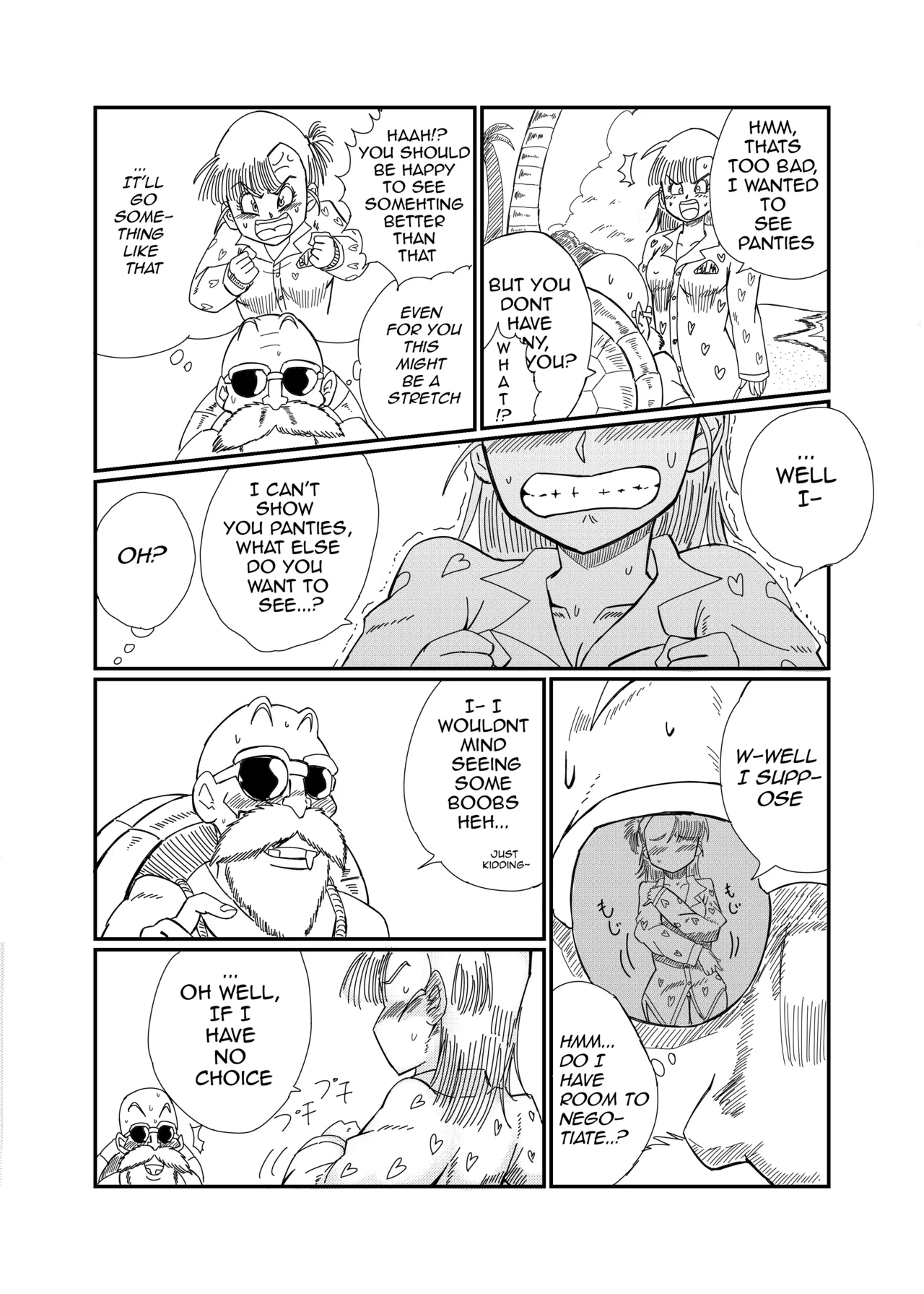 Operation Bulma: No Panties! page 8 full