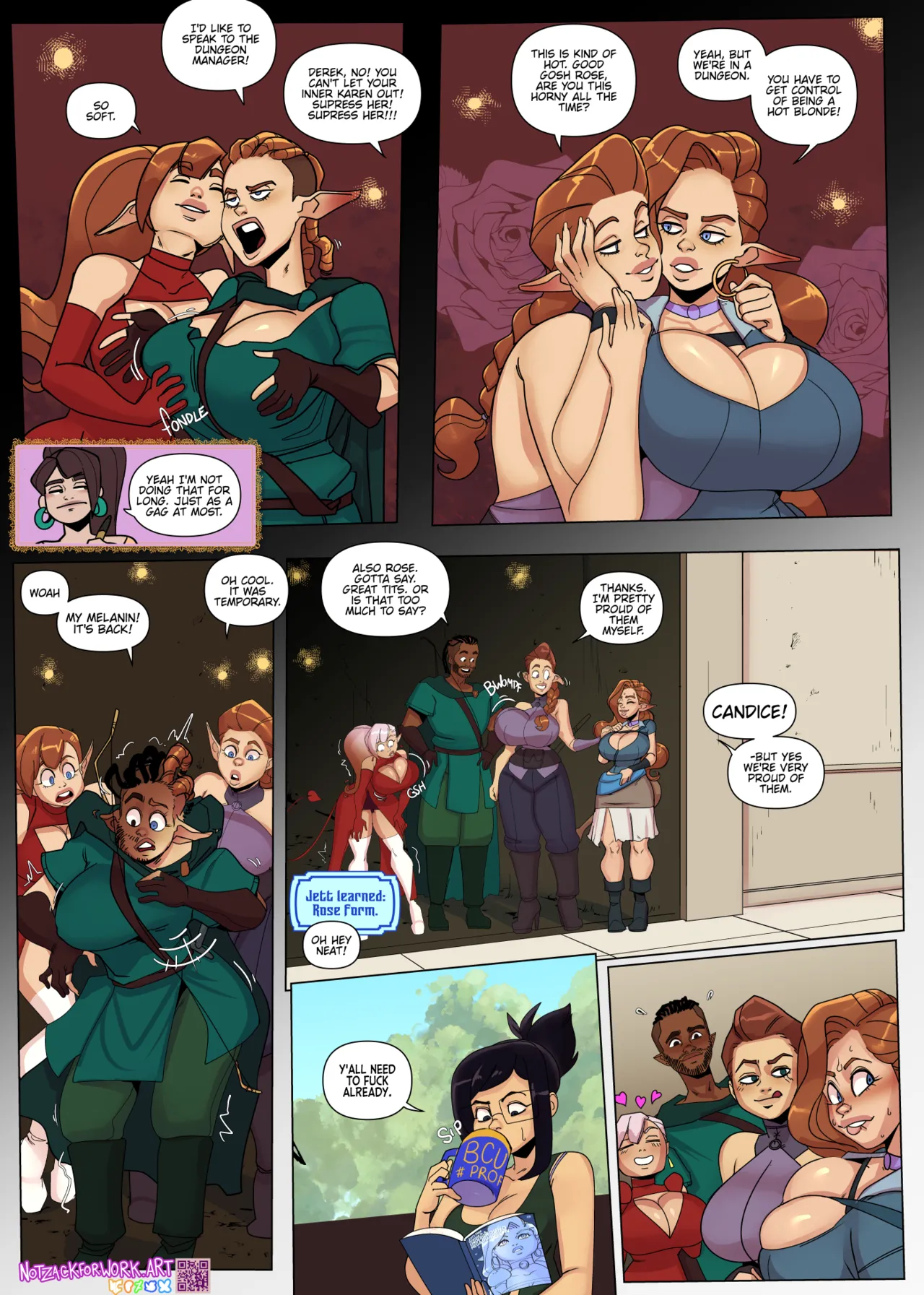 Selfies &amp; Sorcery 3.5 page 8 full