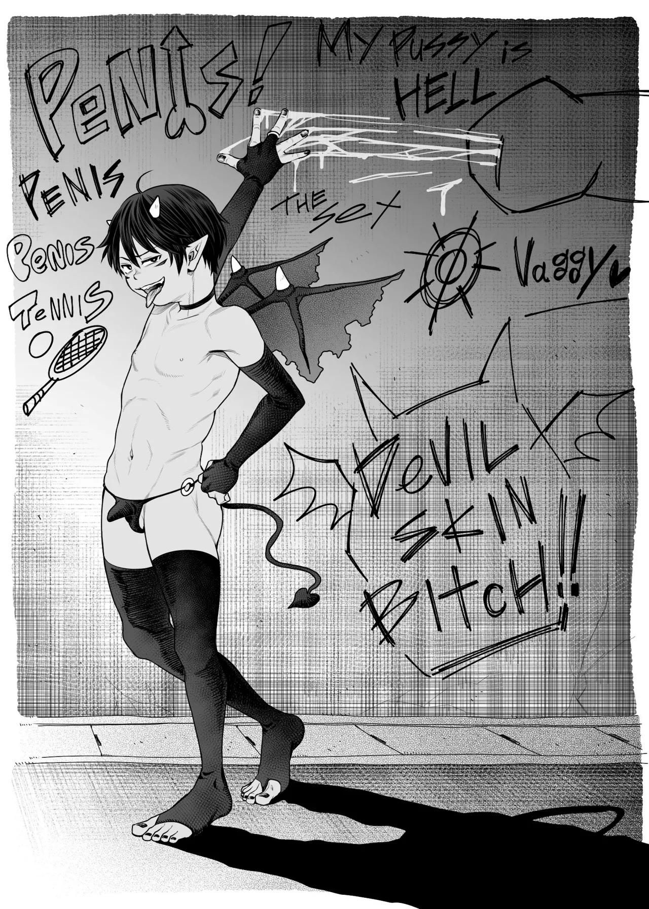 Devil Skin Bitch! -The Sperm Extraction Plan of a Horny Incubus Boy- page 2 full