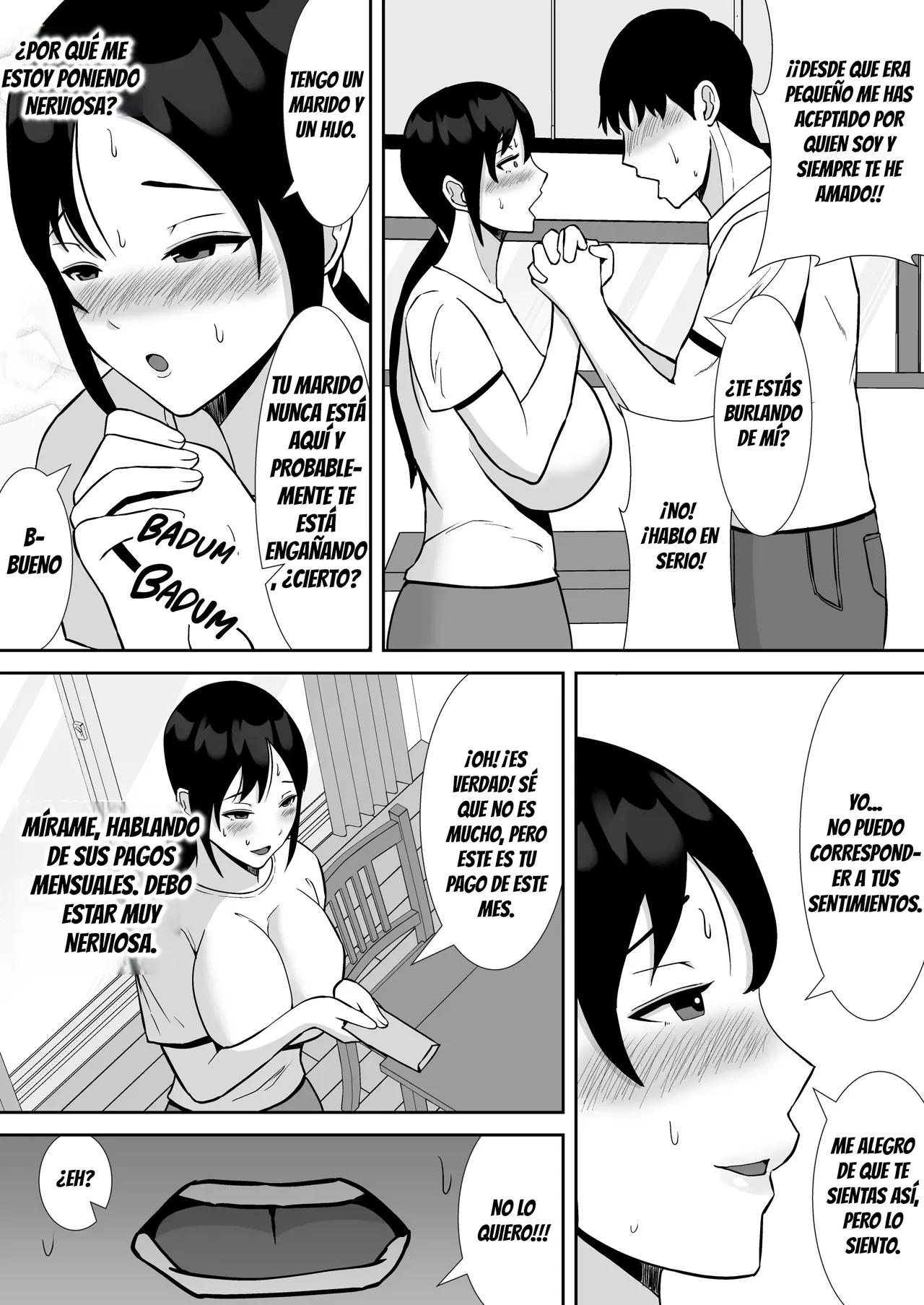 Daisuki na Kaa-san ga, Boku to Naka ga Ii Kinjo no Onii-chan to Tsukiau Koto ni Natta Hanashi｜Cómo Mi Amada Madre Terminó Saliendo con mi Amgo de la Infancia page 10 full