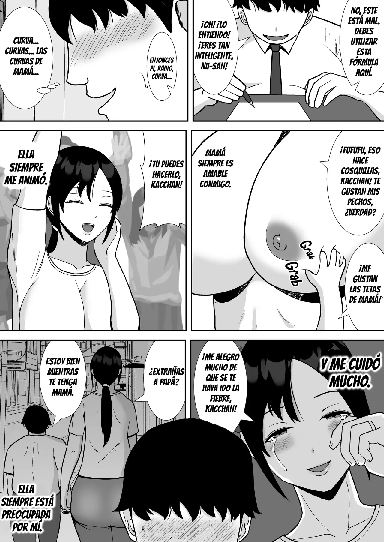 Daisuki na Kaa-san ga, Boku to Naka ga Ii Kinjo no Onii-chan to Tsukiau Koto ni Natta Hanashi｜Cómo Mi Amada Madre Terminó Saliendo con mi Amgo de la Infancia page 6 full