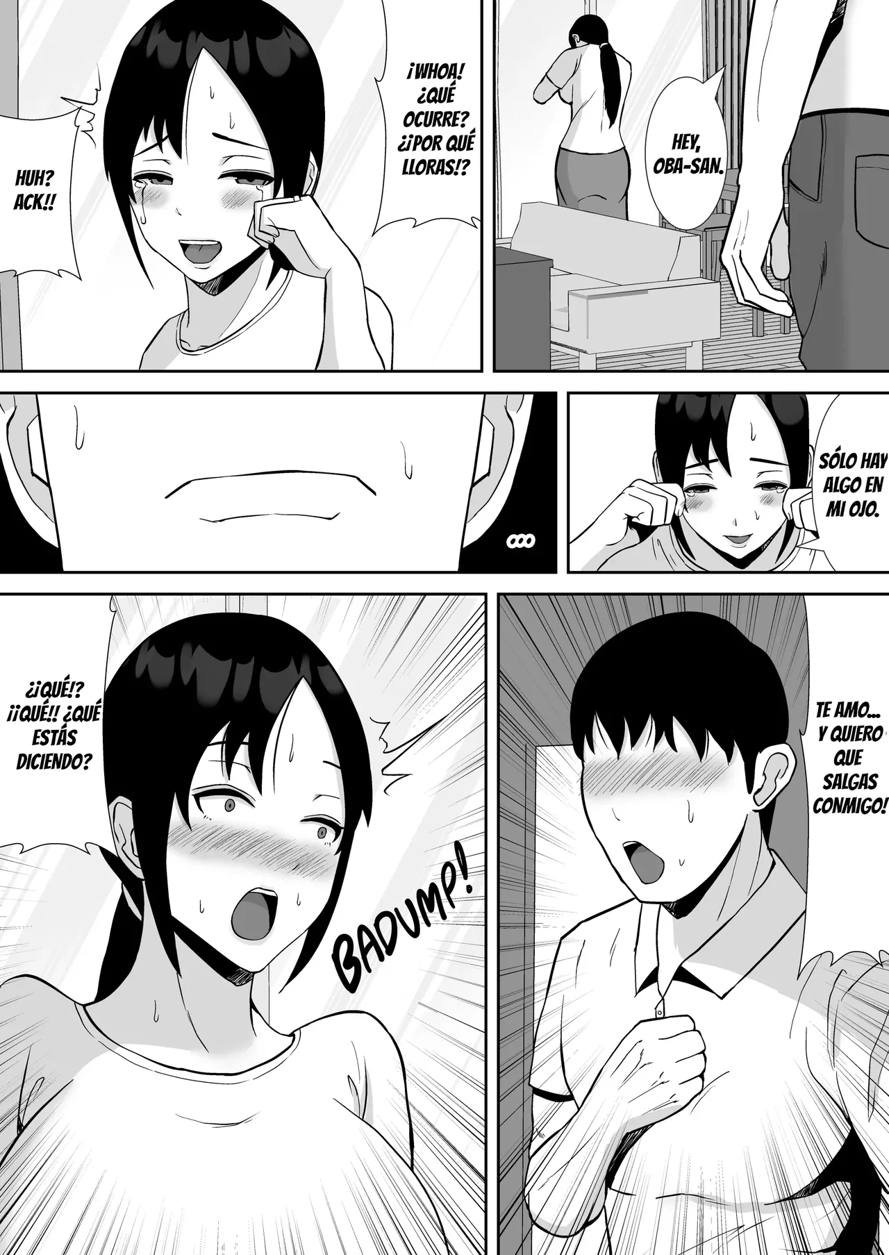 Daisuki na Kaa-san ga, Boku to Naka ga Ii Kinjo no Onii-chan to Tsukiau Koto ni Natta Hanashi｜Cómo Mi Amada Madre Terminó Saliendo con mi Amgo de la Infancia page 9 full
