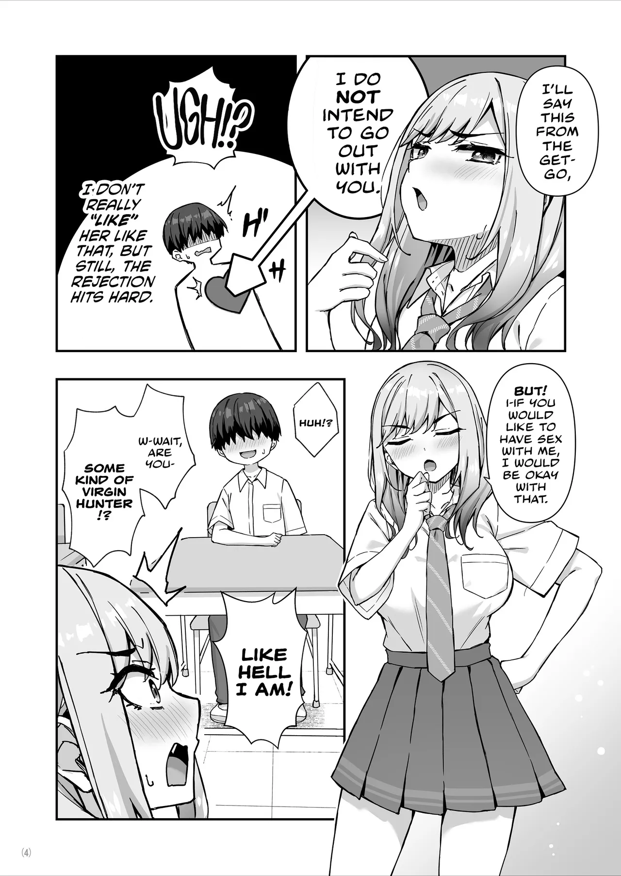 The Delinquent Gyaru That I Fantasize About Found Out! | Furyou Gal de Ero Mousou Shitetara Honnin ni Bareta Ken page 5 full