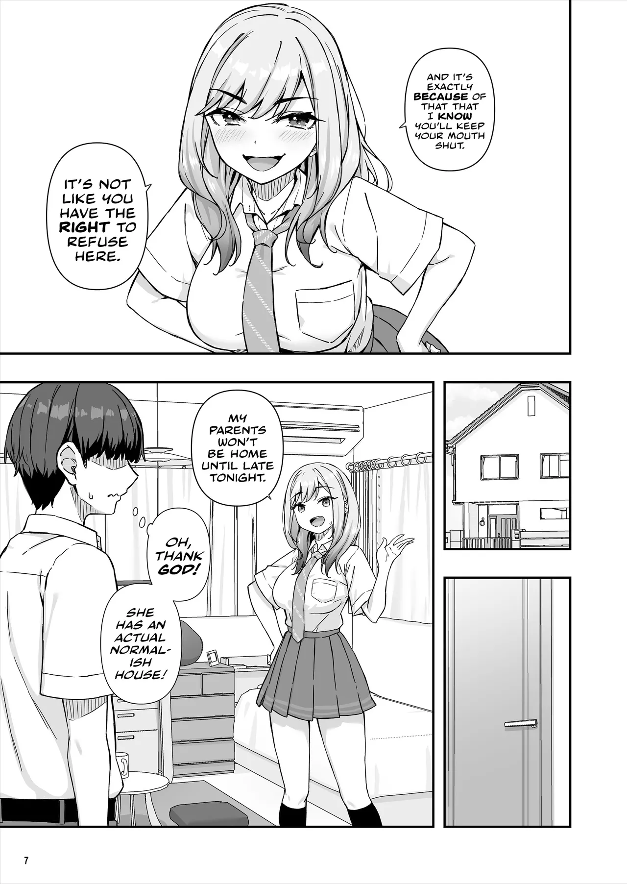 The Delinquent Gyaru That I Fantasize About Found Out! | Furyou Gal de Ero Mousou Shitetara Honnin ni Bareta Ken page 8 full