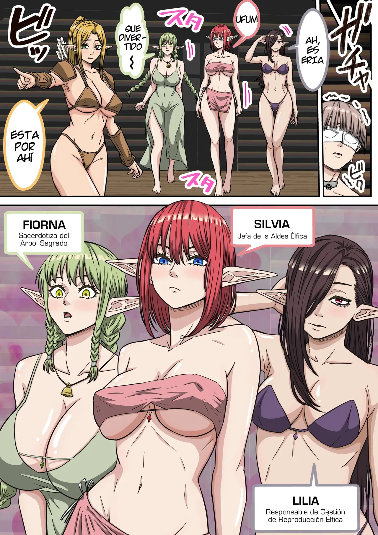 Elf Mura de Hanshoku Dorei ni Narimashita | Me Converti en el Esclavo Reproductor de una Aldea Elfica page 9 full