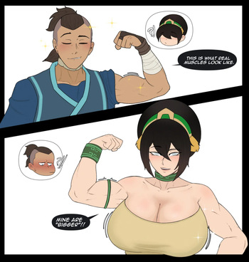 Toph x Sokka cover