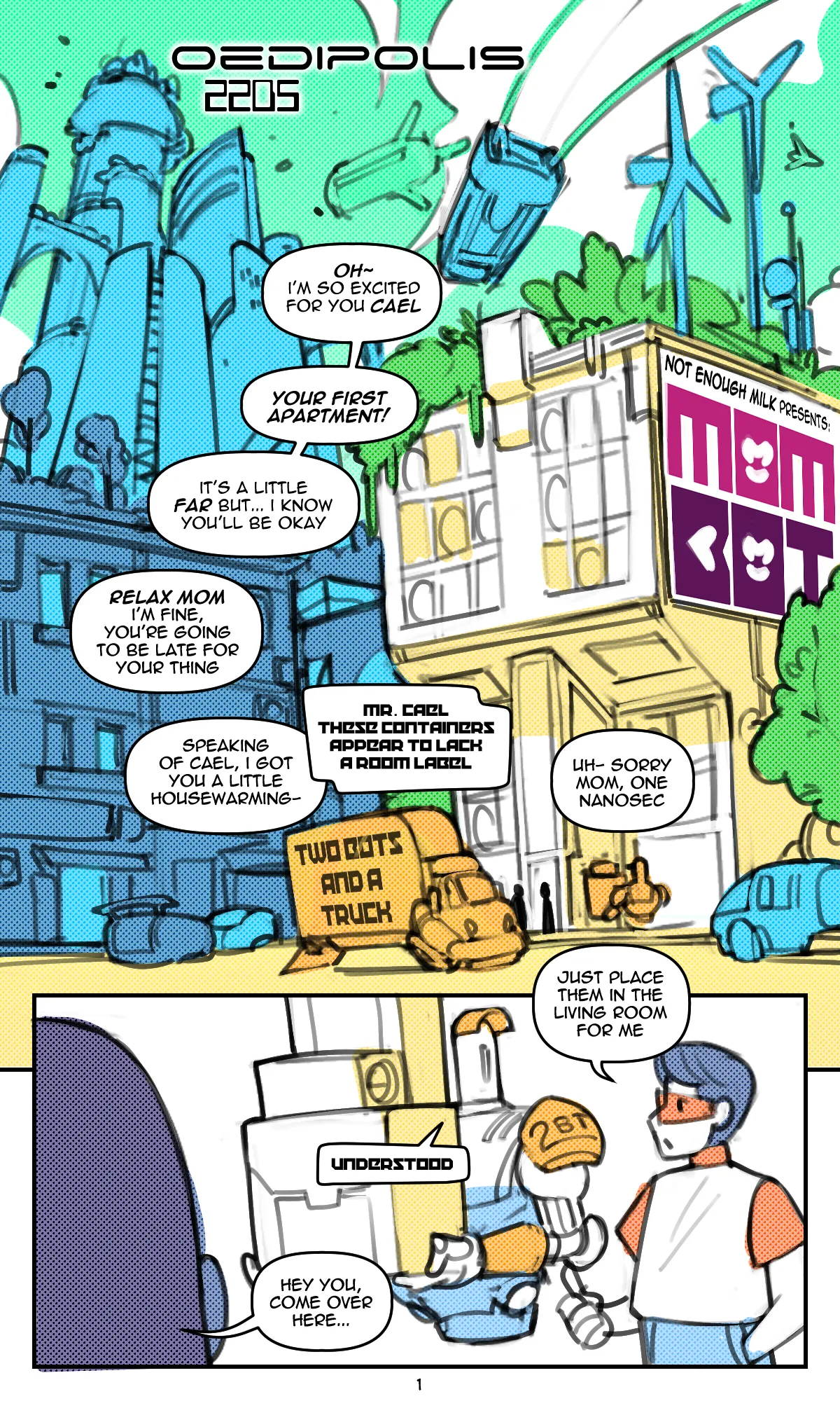 Mom Bot page 1 full