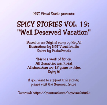 NGT Spicy Stories 19 - Well Deserved Vacation cover