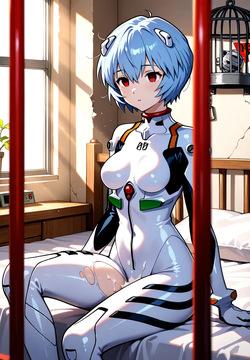Ayanami enjaulada