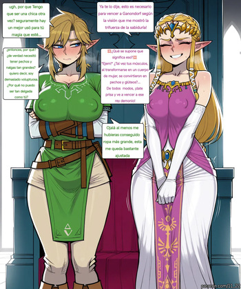 Genderswapped Link x Ganondorf cover