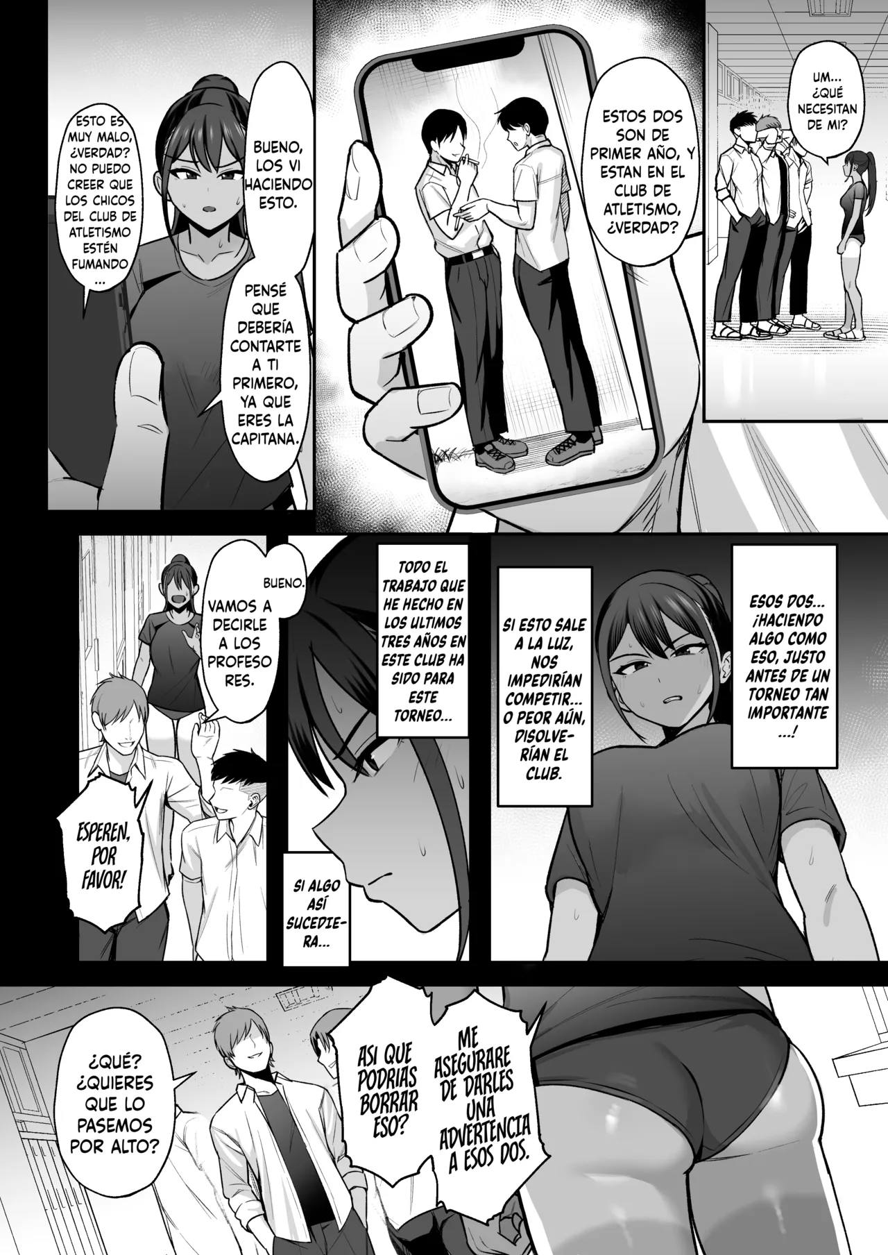 Rikujoubu Buchou, Yankee-tachi ni Otosareru page 6 full