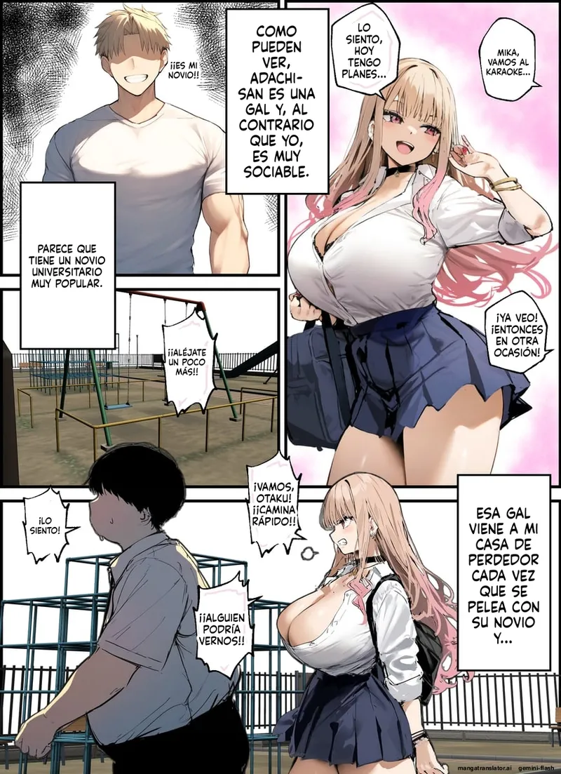 Kareshi To Kenka Suru Tabi Mi Boku No Chinpo de Onanī Suru Gyaru 1  MTL page 4 full