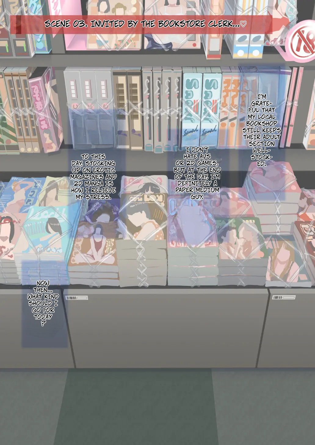 Scene 03 Invited By The Bookstore Clerk...♡ page 1 full